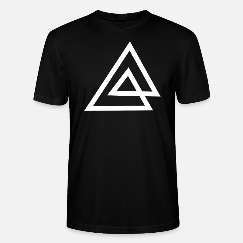 Symbol Dreieck - Stanley/Stella Unisex Bio-T-Shirt CRAFTER - Schwarz