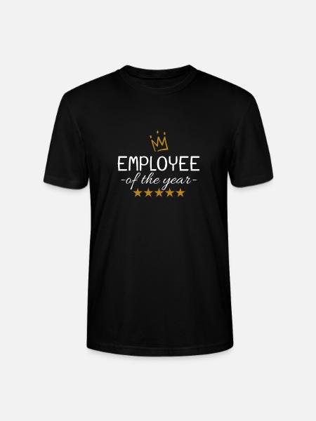 Werknemer van het jaar cadeau-idee - Stanley/Stella Uniseks bio-T-shirt CRAFTER - zwart