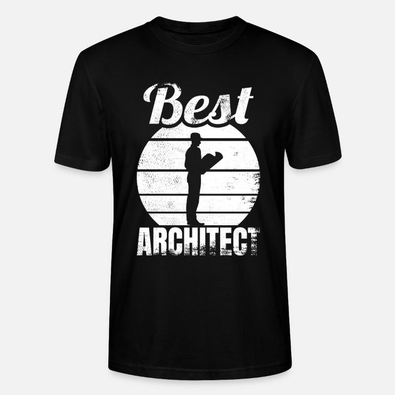 Bester Architekt - Stanley/Stella Unisex Bio-T-Shirt CRAFTER - Schwarz