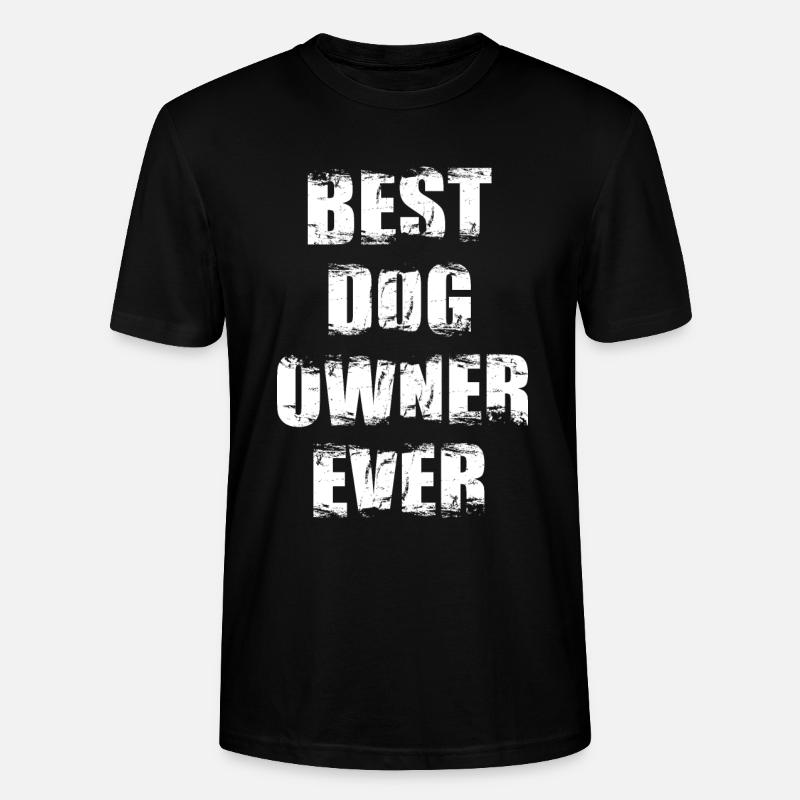 Bester Hundehalter - Stanley/Stella Unisex Bio-T-Shirt CRAFTER - Schwarz