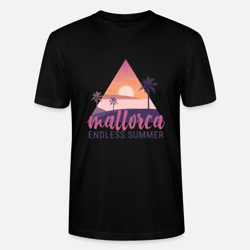 Mallorca Endless Summer Sunset - Stanley/Stella Unisex Bio-T-Shirt CRAFTER - Schwarz