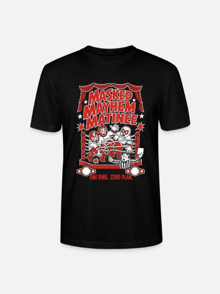 Masked Mayhem Wrestling Chaos - Stanley/Stella Unisex Bio-T-Shirt CRAFTER - Schwarz