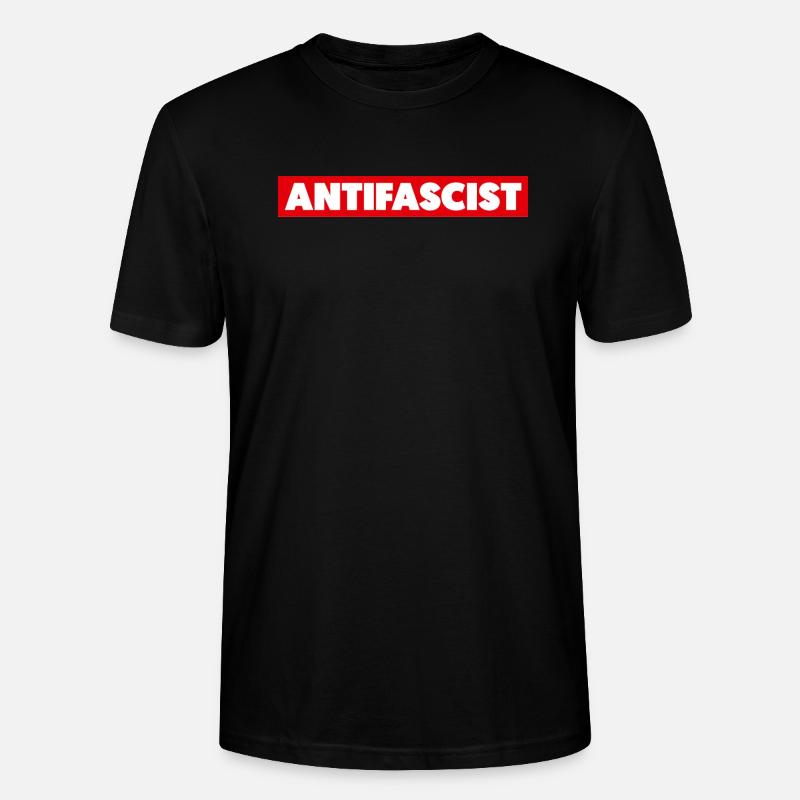 Antifascist - Stanley/Stella Unisex Bio-T-Shirt CRAFTER - Schwarz