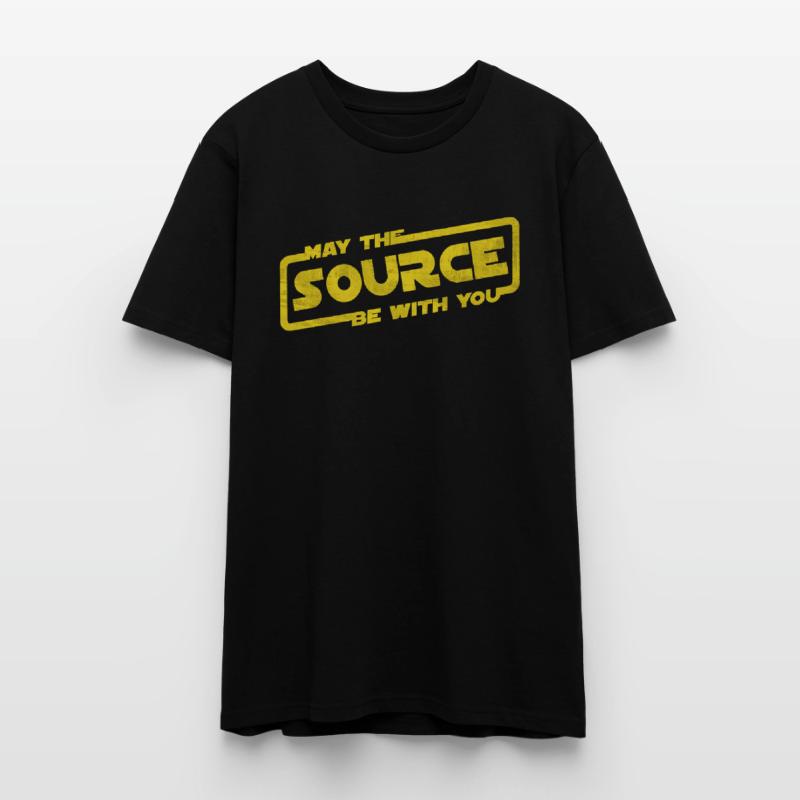 May The Source Be With You | Programmer coder Stanley/Stella CRAFTER Unisex Organic T-Shirt