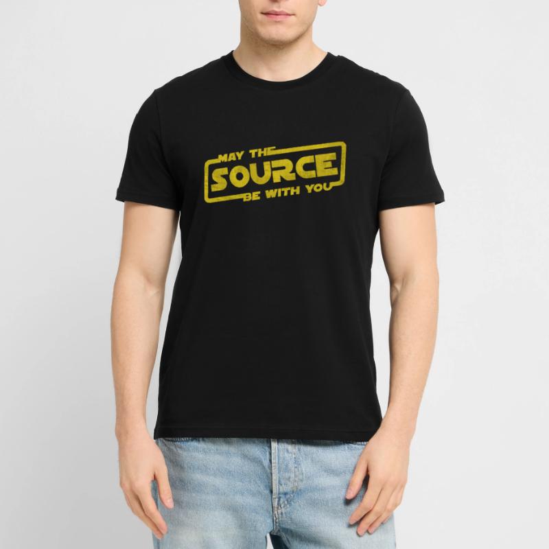 Que la source soit avec vous | Programmeur codeur T-shirt bio CRAFTER Stanley Stella Unisexe