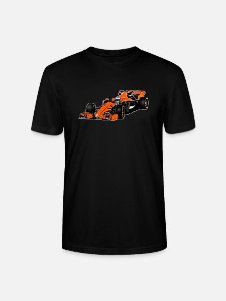 Racecar - Rennauto - Stanley/Stella Unisex Bio-T-Shirt CRAFTER - Schwarz