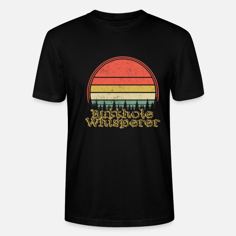 Arschloch-Flüsterer - Stanley/Stella Unisex Bio-T-Shirt CRAFTER - Schwarz