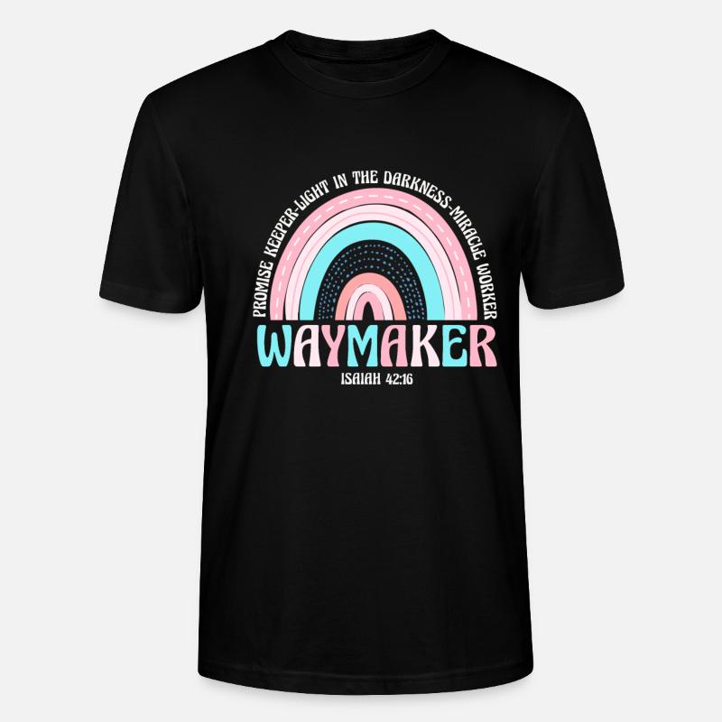 Wegweiser, Versprechenshüter, Wundertäter - Stanley/Stella Unisex Bio-T-Shirt CRAFTER - Schwarz