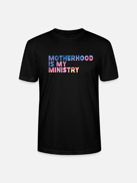 Mutterschaft ist mein Dienst - Stanley/Stella Unisex Bio-T-Shirt CRAFTER - Schwarz