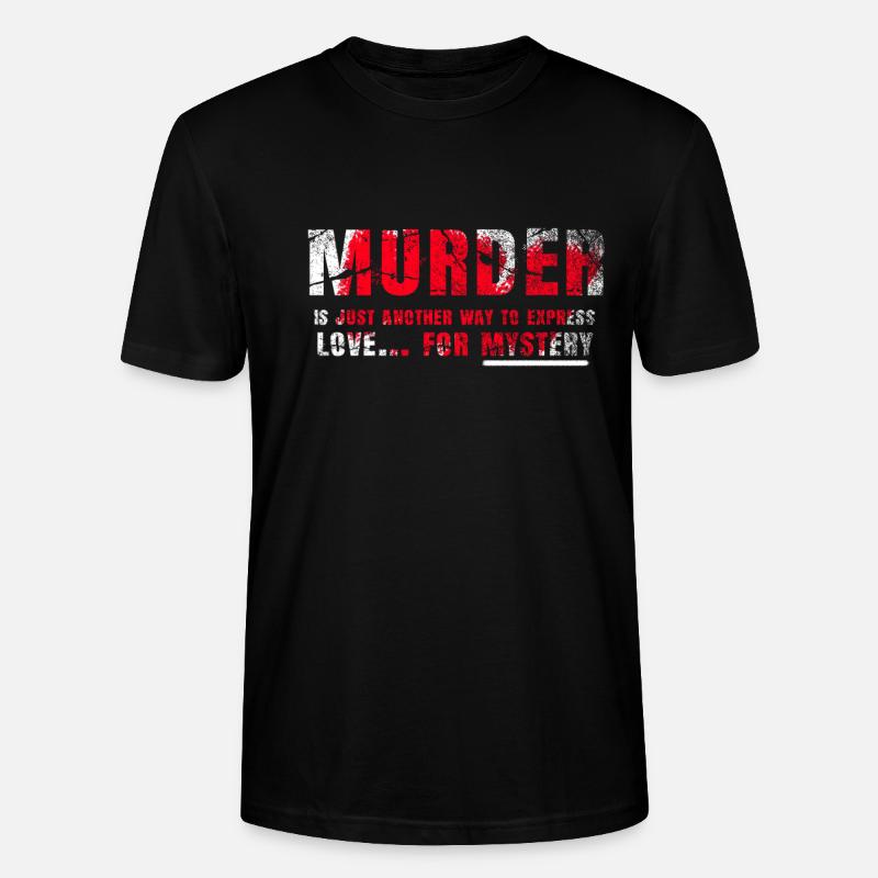 Murder Mystery Dinner Fun Night - T-shirt bio CRAFTER Stanley Stella Unisexe - noir
