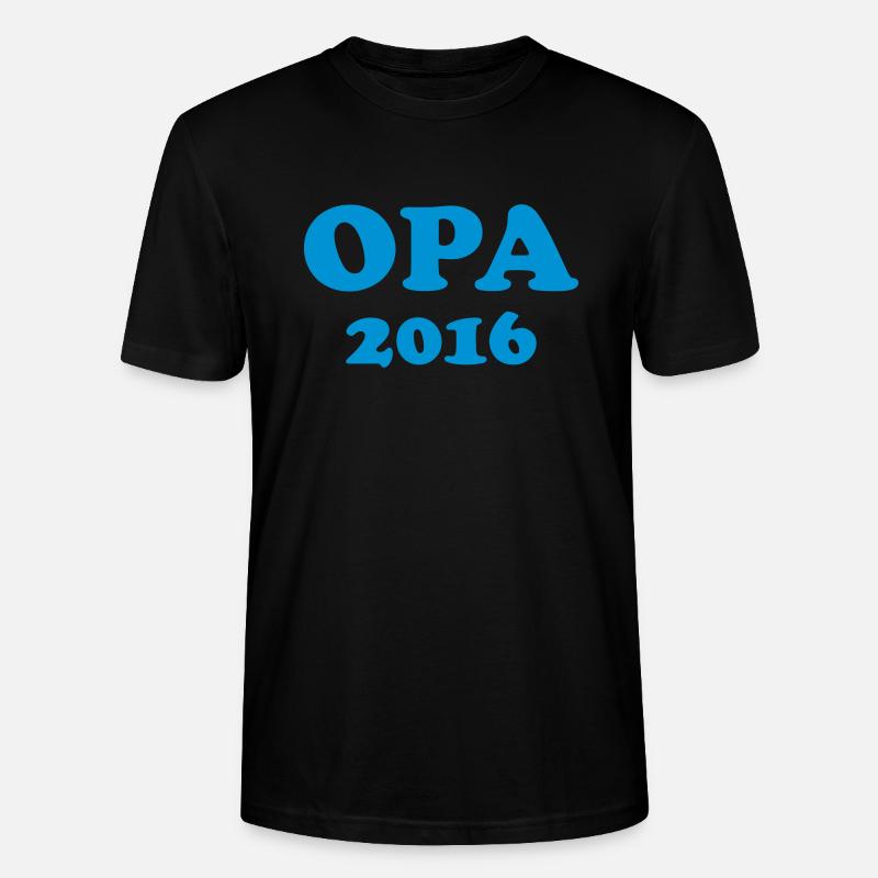 opa 2016 - Stanley/Stella Unisex Bio-T-Shirt CRAFTER - Schwarz