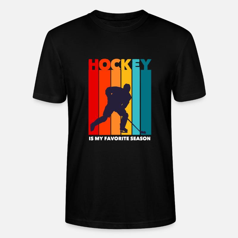 Eishockey - Stanley/Stella Unisex Bio-T-Shirt CRAFTER - Schwarz