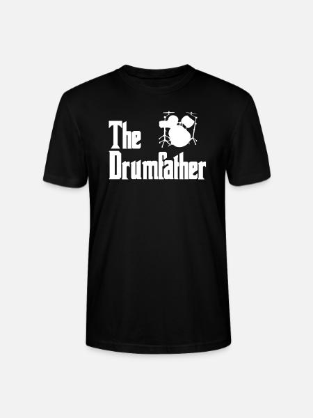 The Drumfather Drummer Drums - T-shirt bio CRAFTER Stanley Stella Unisexe - noir