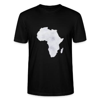 Afrika - Stanley/Stella Unisex Bio-T-Shirt CRAFTER - Schwarz - Vorne - Alina (178cm) & Michal (187cm)