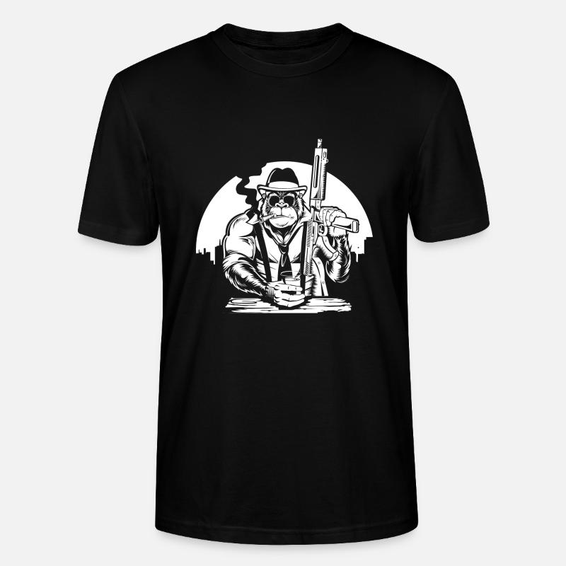Mafia Gorilla W - Stanley/Stella Unisex Bio-T-Shirt CRAFTER - Schwarz