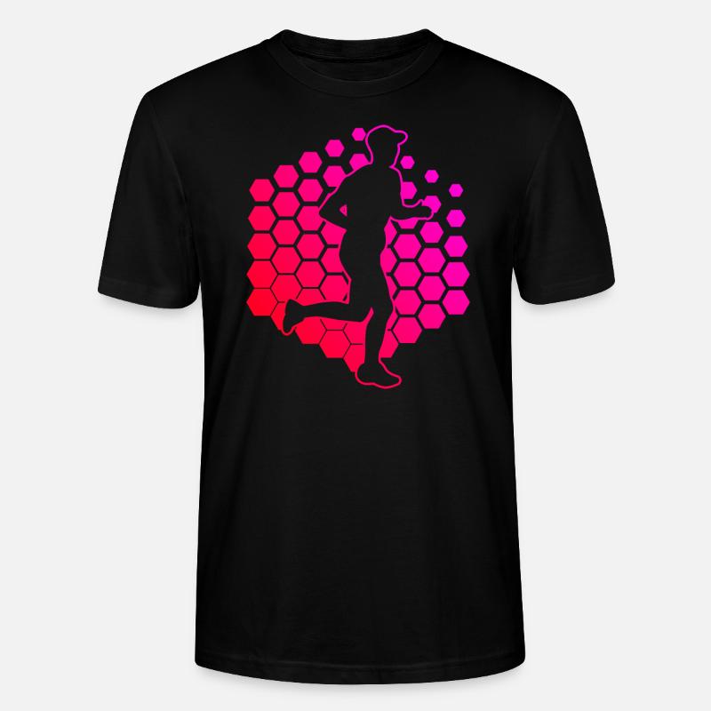 Jogging Marathon Course Marathon Coureurs - T-shirt bio CRAFTER Stanley Stella Unisexe - noir