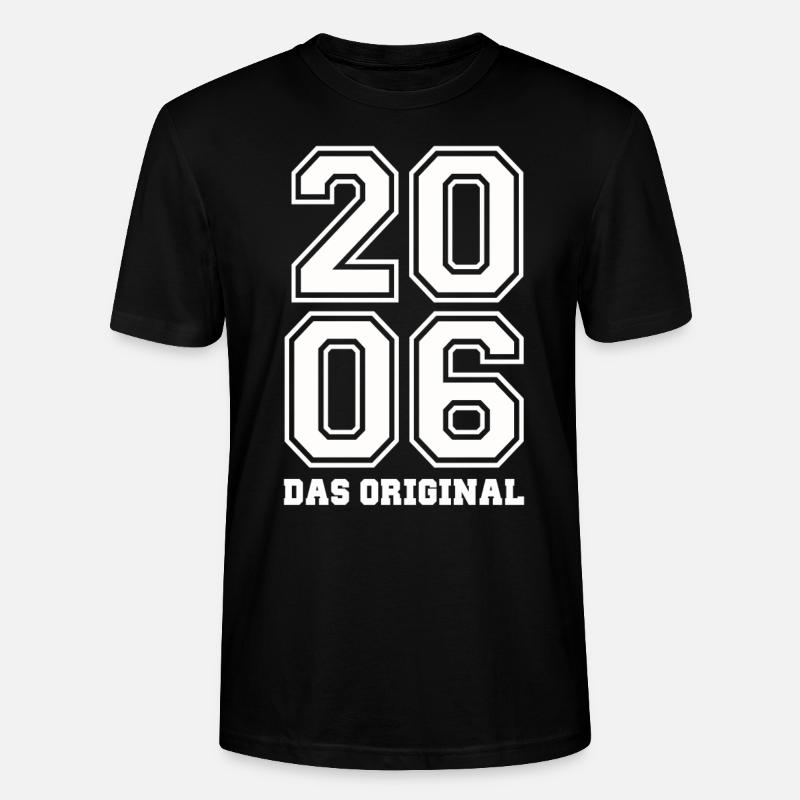 2006 das Original! - Stanley/Stella Unisex Bio-T-Shirt CRAFTER - Schwarz