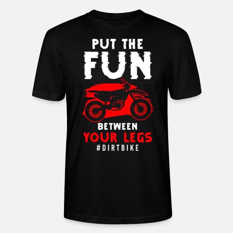 Motorrad Biker Minibike Moped - Stanley/Stella Unisex Bio-T-Shirt CRAFTER - Schwarz