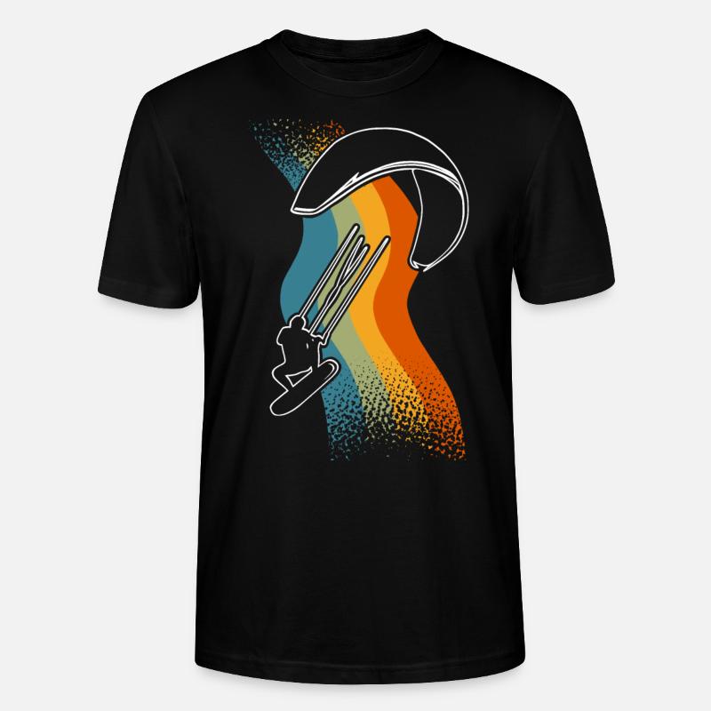 Kitesurfer Kitesurf Kitesurf - T-shirt bio CRAFTER Stanley Stella Unisexe - noir