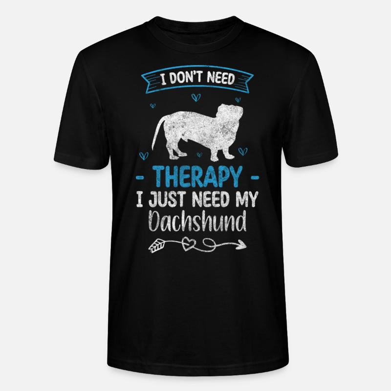 Dackel Hundehalter Jagdhund - Stanley/Stella Unisex Bio-T-Shirt CRAFTER - Schwarz