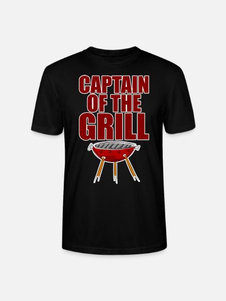 Capitaine Du Grill 2 - T-shirt bio CRAFTER Stanley Stella Unisexe - noir