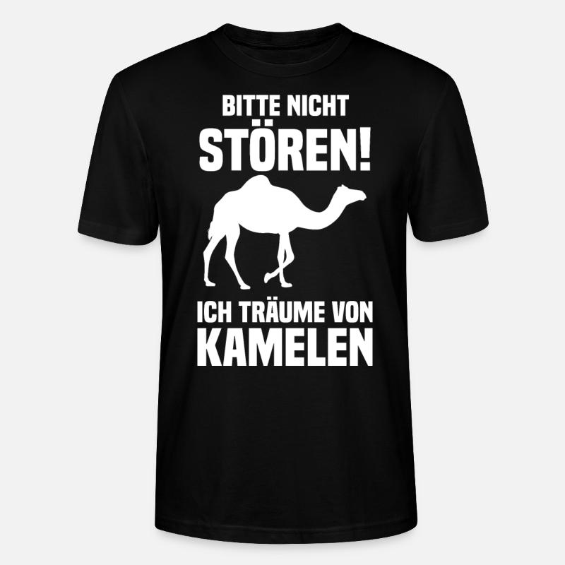 Kamel - Stanley/Stella Unisex Bio-T-Shirt CRAFTER - Schwarz