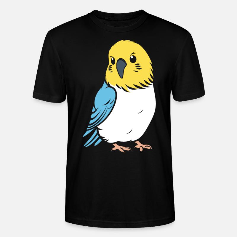 Mignonne petite perruche - T-shirt bio CRAFTER Stanley Stella Unisexe - noir