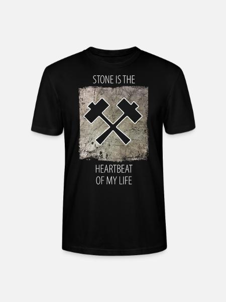 Stonemason Stone Sculptor Saying - Stanley/Stella CRAFTER Unisex Organic T-Shirt - black