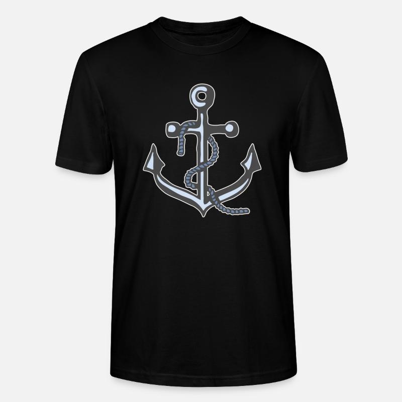 Anker-2 - Stanley/Stella Unisex Bio-T-Shirt CRAFTER - Schwarz
