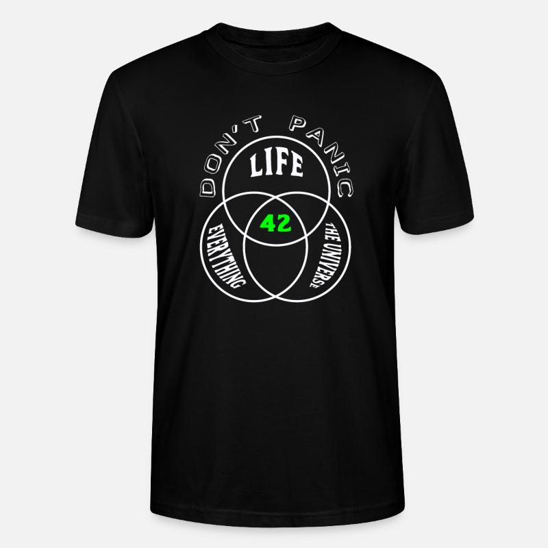 Dont Panic - Stanley/Stella Unisex Bio-T-Shirt CRAFTER - Schwarz