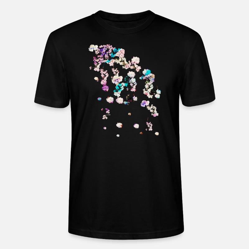 Fleur de cerisier,fleurs,fleurs,fleurs,fleurs - T-shirt bio CRAFTER Stanley Stella Unisexe - noir
