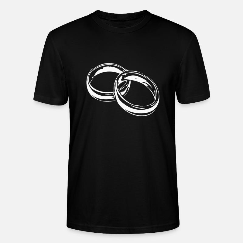 Bagues - T-shirt bio CRAFTER Stanley Stella Unisexe - noir