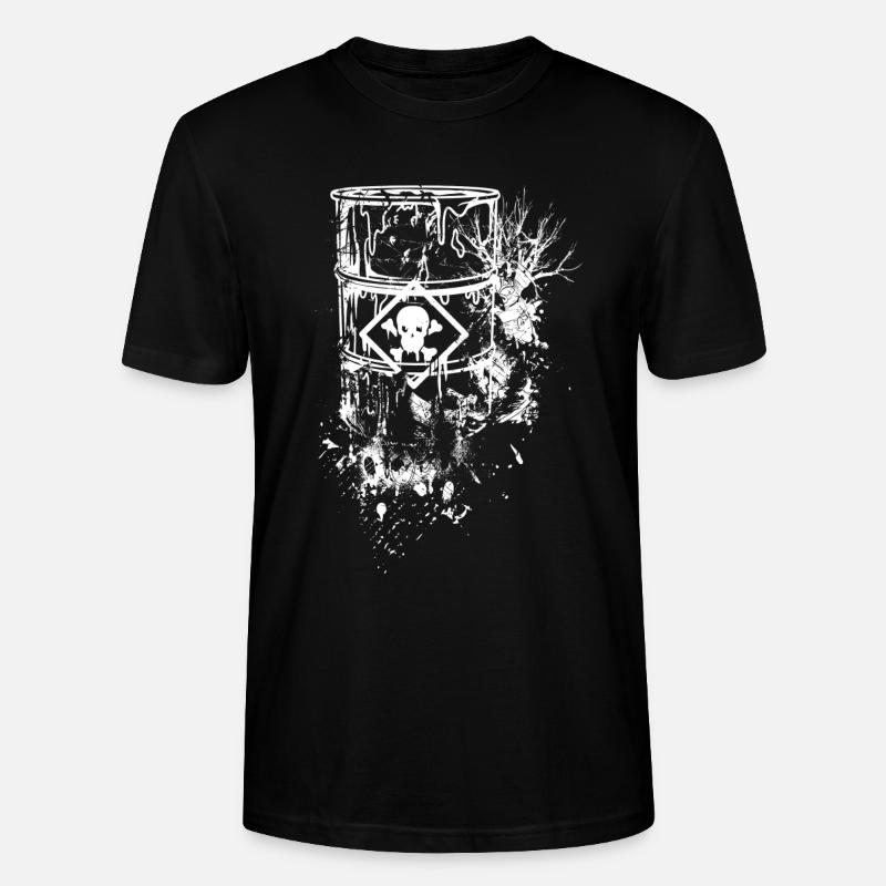 Giftmüll - Stanley/Stella Unisex Bio-T-Shirt CRAFTER - Schwarz