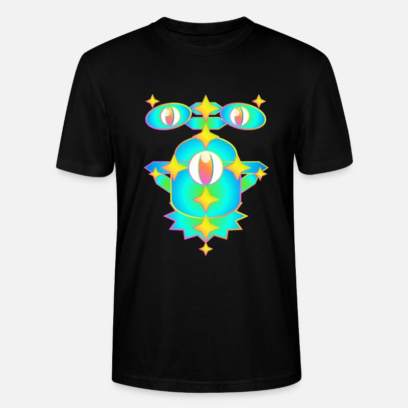 Milles étoiles version 2 - T-shirt bio CRAFTER Stanley Stella Unisexe - noir