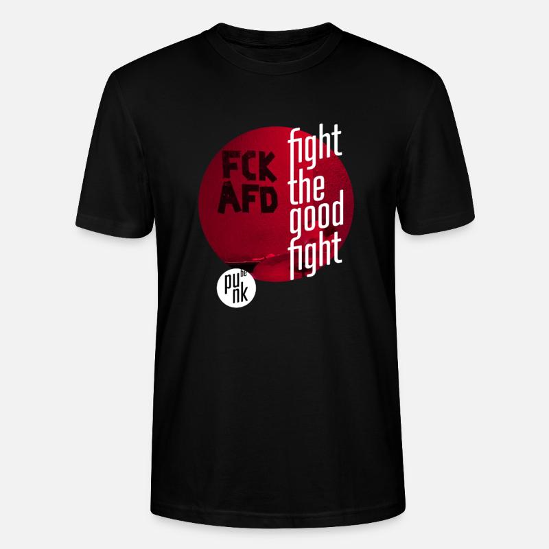 ThinkBick_Fight_the_good_fight_2026_3 - T-shirt bio CRAFTER Stanley Stella Unisexe - noir