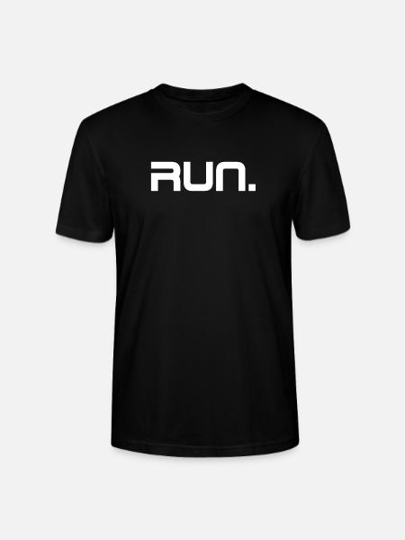 Run run - Stanley/Stella CRAFTER Unisex Organic T-Shirt - black