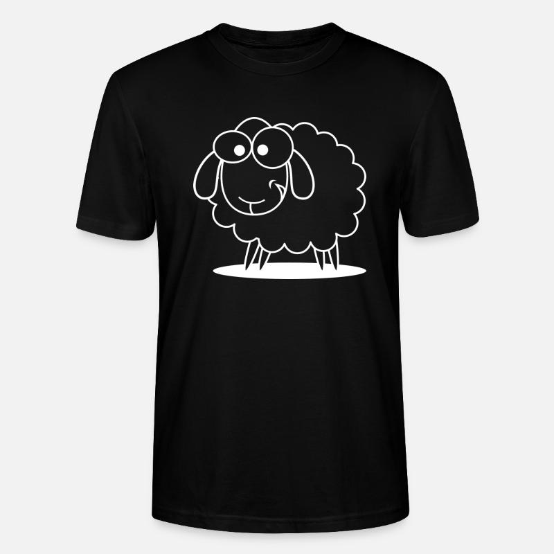 Sheep keep sheep - Stanley/Stella CRAFTER Unisex Organic T-Shirt - black