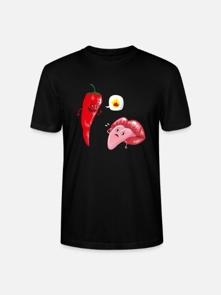 Chili & Zunge - Stanley/Stella Unisex Bio-T-Shirt CRAFTER - Schwarz