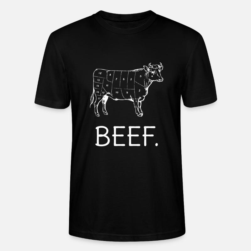 Fleisch - Stanley/Stella Unisex Bio-T-Shirt CRAFTER - Schwarz