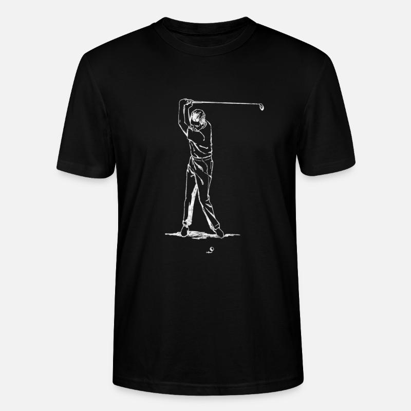 Golfeur golf golf golf - T-shirt bio CRAFTER Stanley Stella Unisexe - noir