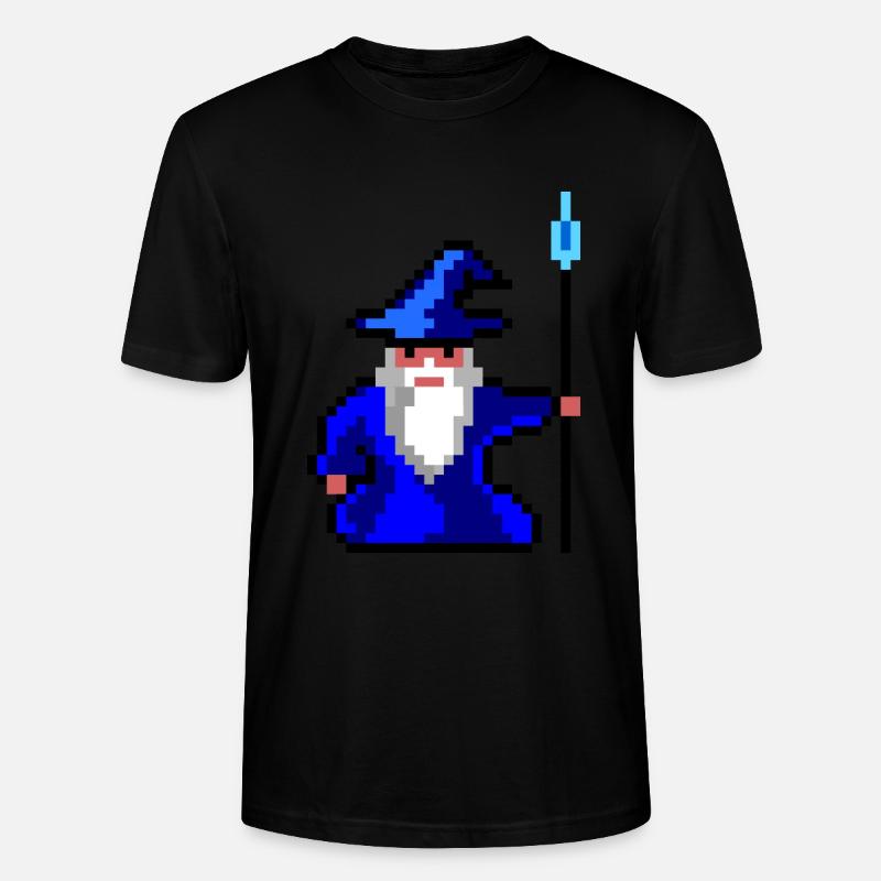 pixel - T-shirt bio CRAFTER Stanley Stella Unisexe - noir