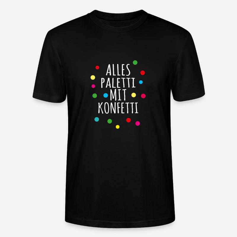 Carnaval de Mardi Gras - T-shirt bio CRAFTER Stanley Stella Unisexe - noir