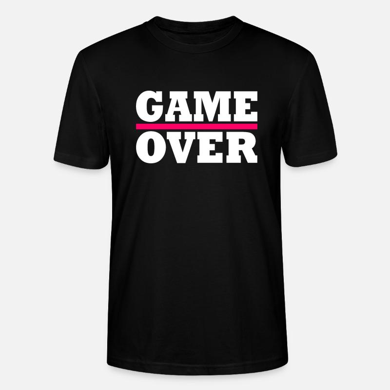 Game over - Stanley/Stella Unisex Bio-T-Shirt CRAFTER - Schwarz