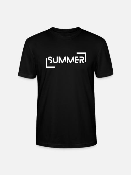 SUMMER - Stanley/Stella Unisex Bio-T-Shirt CRAFTER - Schwarz