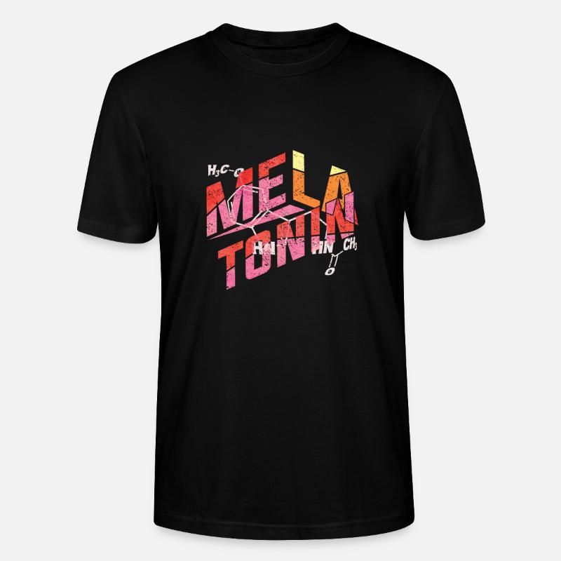 Melatonin-Formel - Stanley/Stella Unisex Bio-T-Shirt CRAFTER - Schwarz