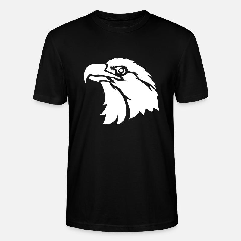 Adler, Eagle - Stanley/Stella Unisex Bio-T-Shirt CRAFTER - Schwarz