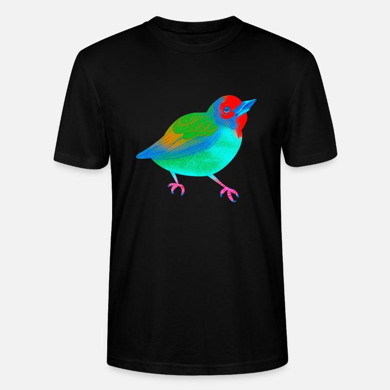 Vogel - Stanley/Stella Unisex Bio-T-Shirt CRAFTER - Schwarz