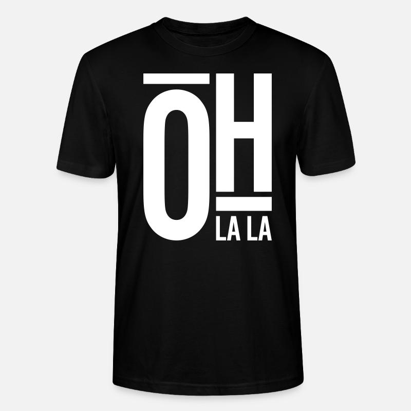 Oh La La - Stanley/Stella Unisex Bio-T-Shirt CRAFTER - Schwarz