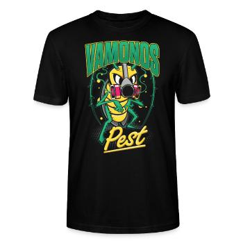 Breaking Bad Vamonos Pest - Stanley/Stella Unisex Bio-T-Shirt CRAFTER - Schwarz - Vorne - Alina (178cm) & Michal (187cm)