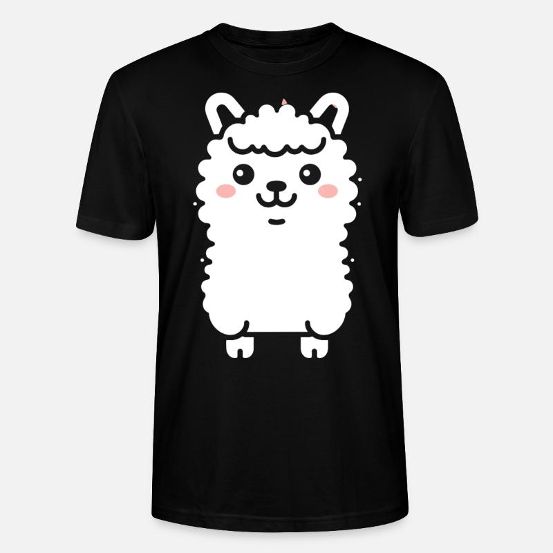 Bébé lama - T-shirt bio CRAFTER Stanley Stella Unisexe - noir